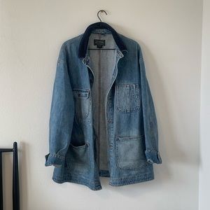 Vintage Polo Ralph Lauren Work Wear Denim Jacket Size Large